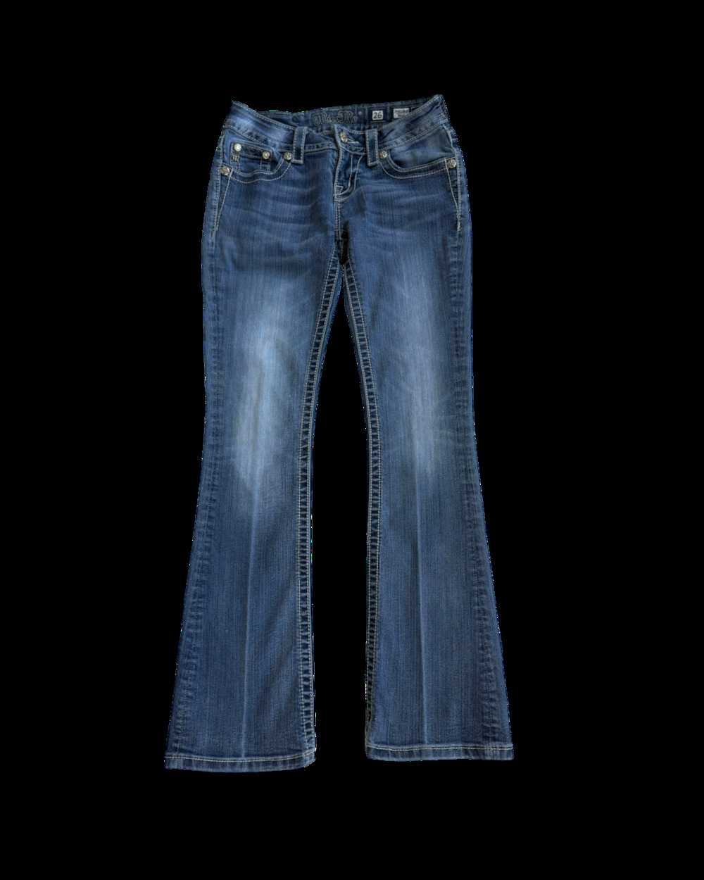 Miss Me Jeans size 26 Medium Wash Signature Bootcut